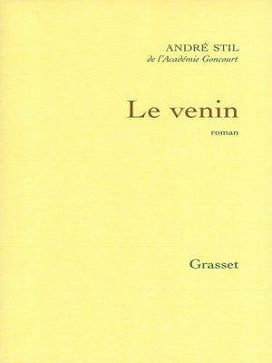 cover image of Le venin